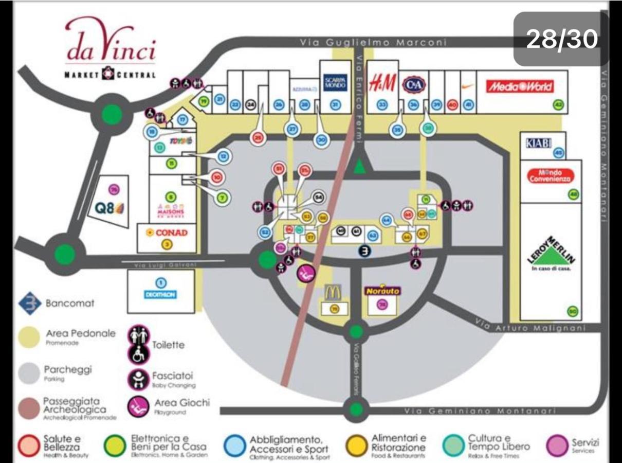 蓬特加莱里亚Charme & Relax - Fiera Di Roma - Fiumicino Airport公寓 外观 照片